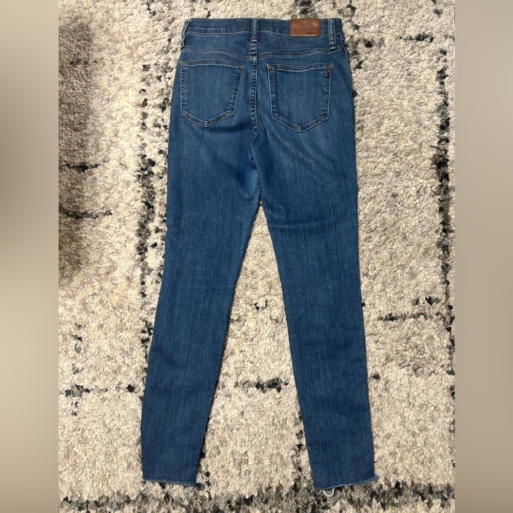 Madewell Blue Skinny Jeans Versatile Stretch Denim - Picture 5 of 8
